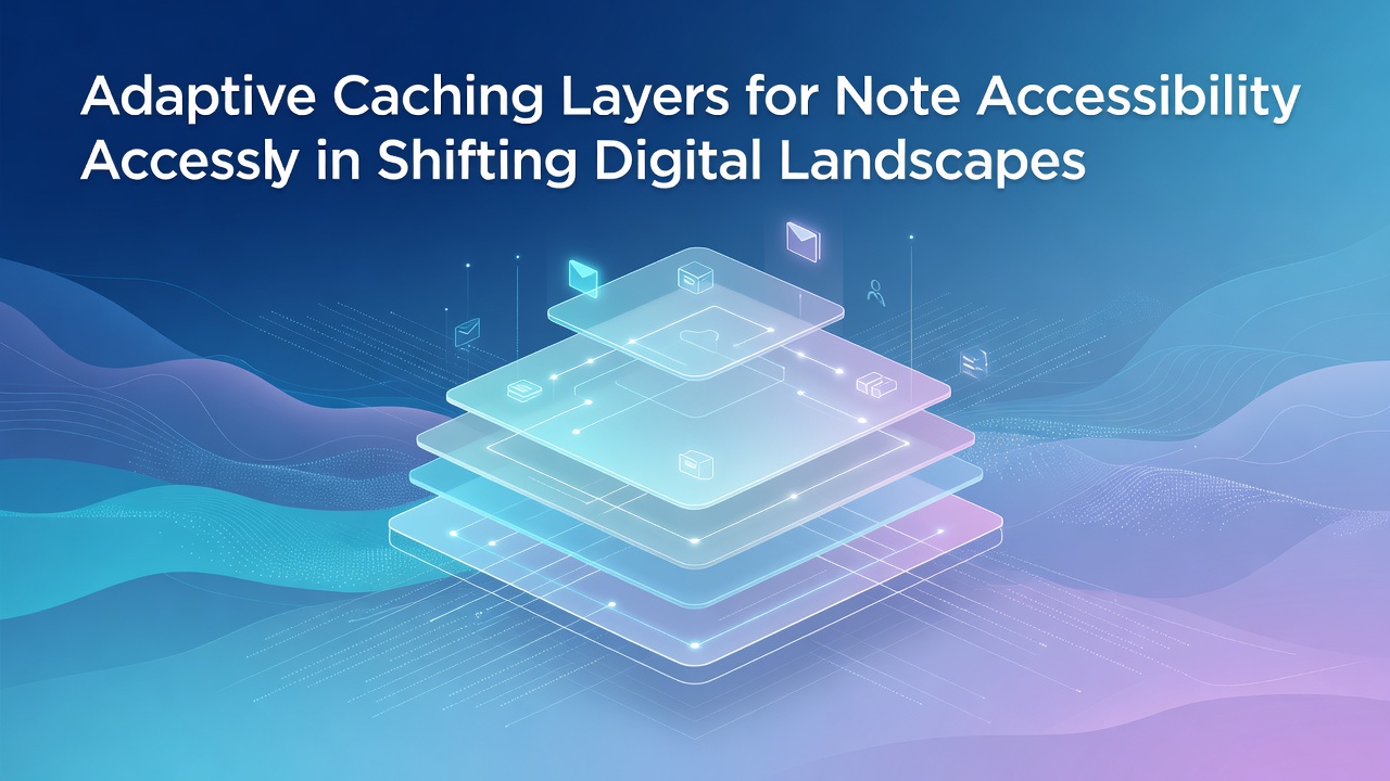 Adaptive Caching Layers for Note Accessibility in Shifting Digital Landscapes